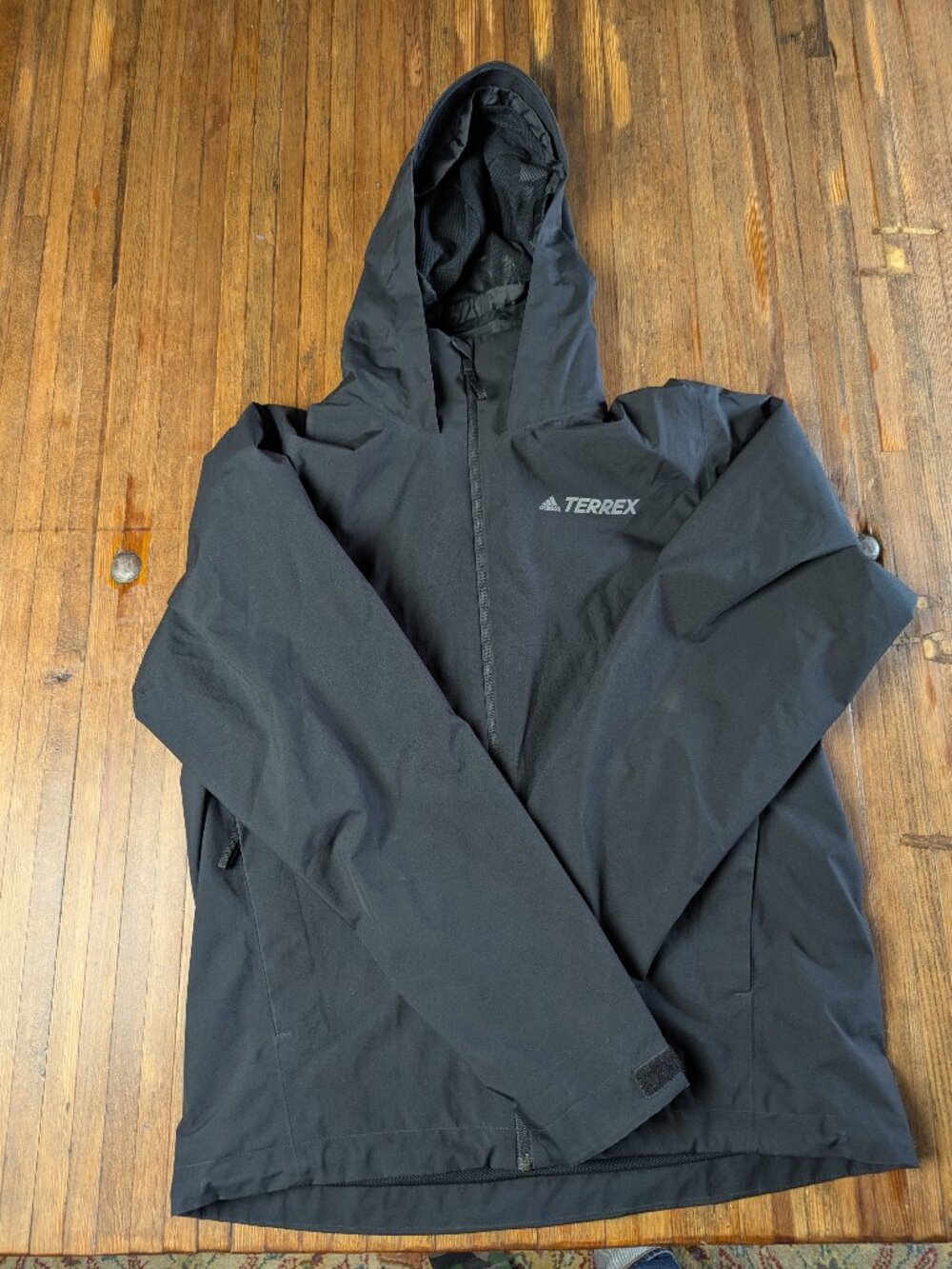 Adidas Terrex Rain Coat Medium Black
